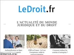 Sites similar to ledroit.fr