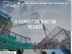 Sites similar to lee-lawfirm.com