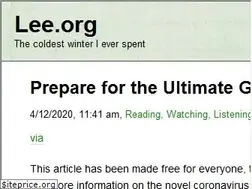 Sites similar to lee.org