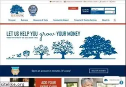 Sites similar to leebank.com