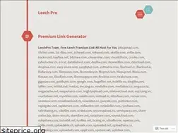Sites similar to leechpro.wordpress.com