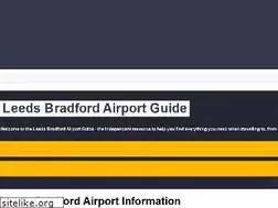 Sites similar to leeds-airport-guide.co.uk