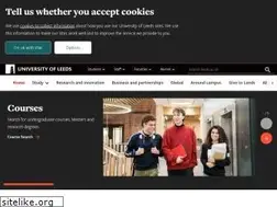 Sites similar to leeds.ac.uk