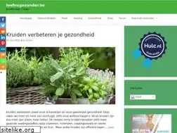 Sites similar to leefnugezonder.be