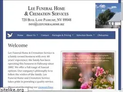 Sites similar to leefuneralhome.biz