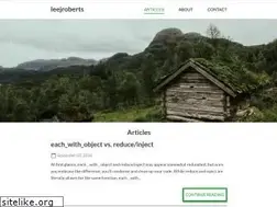 Sites similar to leejroberts.com