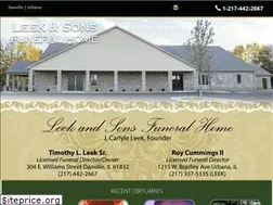 Sites similar to leekandsonsfuneralhome.com