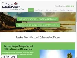 Sites similar to leeker-touristik.de
