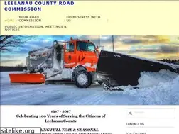Sites similar to leelanaucountyroads.org