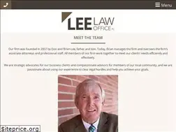 Sites similar to leelawofficepc.com
