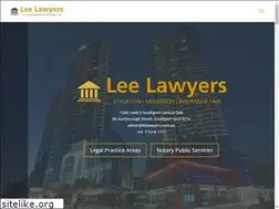 Sites similar to leelawyers.com.au