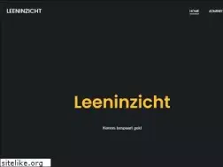 Sites similar to leeninzicht.nl