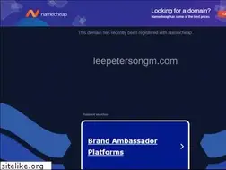 Sites similar to leepetersongm.com