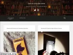 Sites similar to leeresvivirdosveces.com