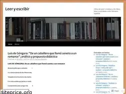 Sites similar to leeryescribirblog.wordpress.com