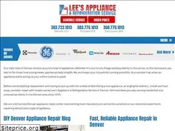 Sites similar to leesappliancerepair.com