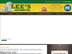 Sites similar to leesautomotive.net