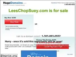 Sites similar to leeschopsuey.com