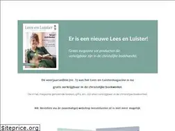 Sites similar to leesenluister.nl
