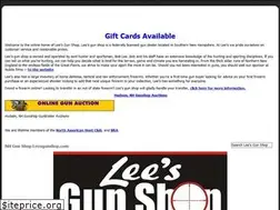 Sites similar to leesgunshop.com