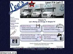 Sites similar to leesmovingandstorage.com