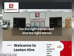 Sites similar to leetonhire.com.au