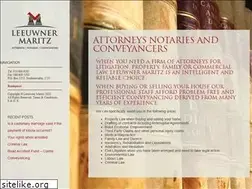 Sites similar to leeuwmar.co.za