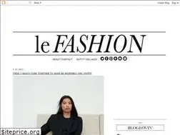 Sites similar to lefashion.com