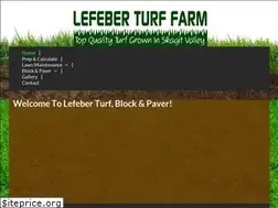 Sites similar to lefeberturf.com