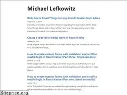 Sites similar to lefkowitz.me