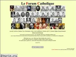 Sites similar to leforumcatholique.org