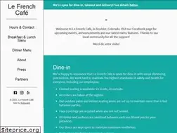 Sites similar to lefrenchcafeboulder.com