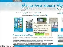 Sites similar to lefroidallexois.com
