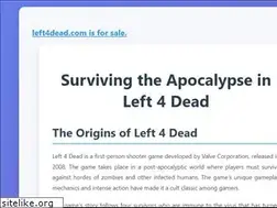 Sites similar to left4dead.com