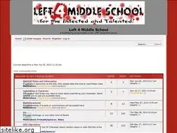 Sites similar to left4middleschool.forumotion.com