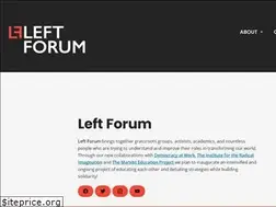 Sites similar to leftforum.org