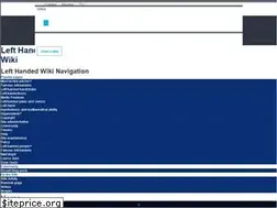 Sites similar to lefthand.wikia.com