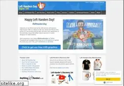 Sites similar to lefthandersday.com