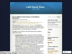 Sites similar to lefthandview.wordpress.com
