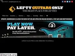 Sites similar to leftyguitarsonly.com