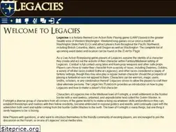 Sites similar to legacieslarp.org