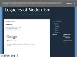 Sites similar to legaciesofmodernism.blogspot.com