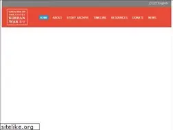 Sites similar to legaciesofthekoreanwar.org