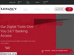 Sites similar to legacy-bank.com