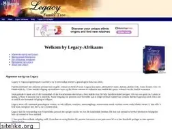 Sites similar to legacyafrikaans.com