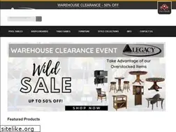 Sites similar to legacybilliards.com