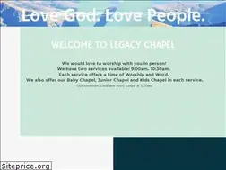 Sites similar to legacychapel.org
