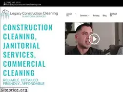 Sites similar to legacyconstructioncleaning.com