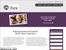 Sites similar to legacycremationservices.com