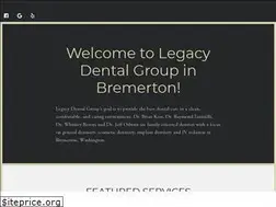 Sites similar to legacydentalbremerton.com